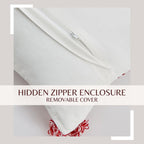 Holiday Throw Pillow - Jubilee Collection -  90% Cotton Cover