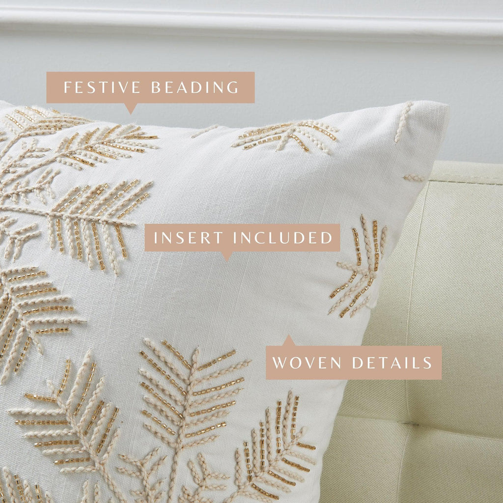 Holiday Throw Pillow - Jubilee Collection -  90% Cotton Cover