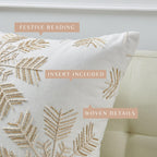 Holiday Throw Pillow - Jubilee Collection -  90% Cotton Cover