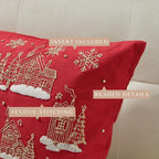 Holiday Throw Pillow - Jubilee Collection -  90% Cotton Cover