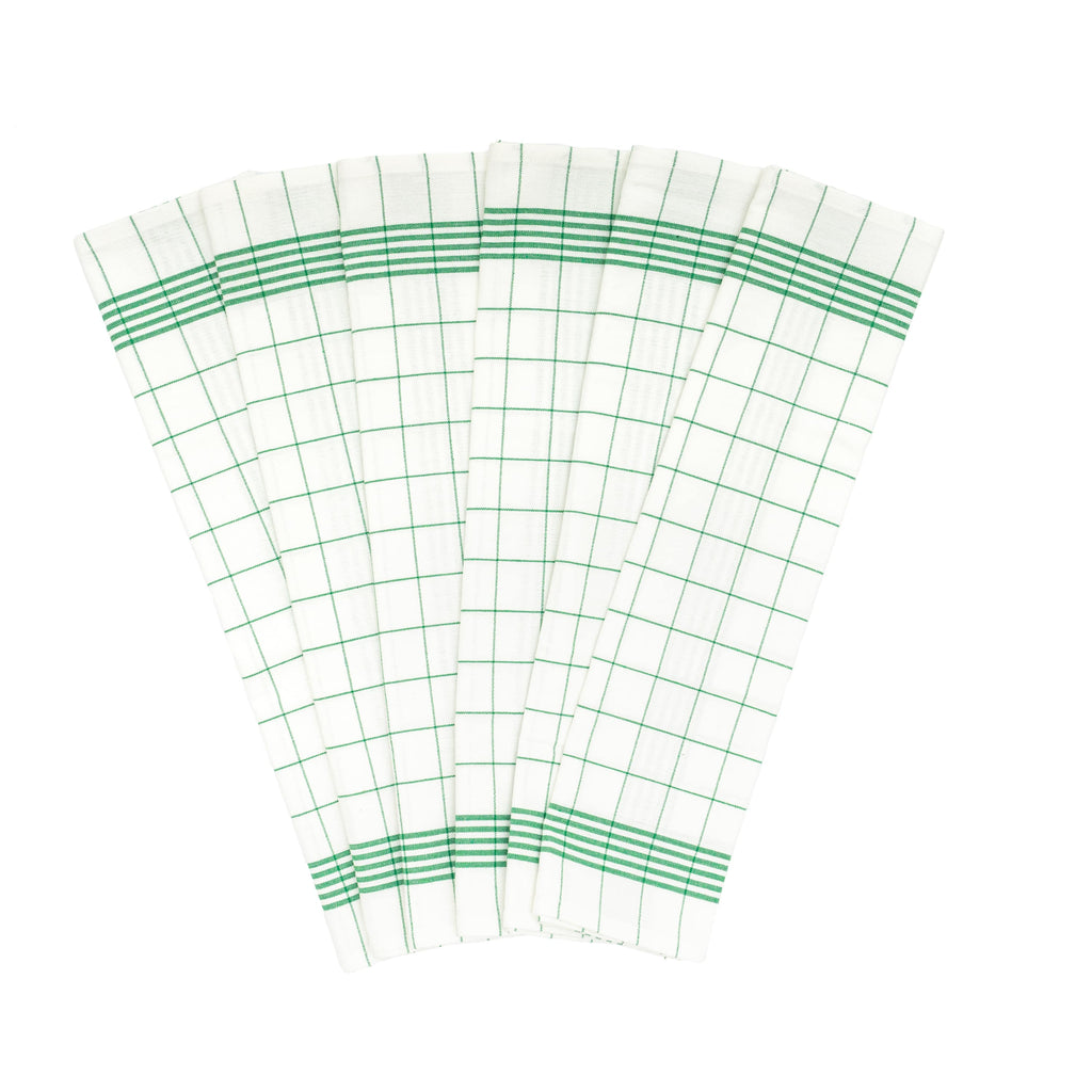 Windowpane Kitchen Towels - The Peony Haus