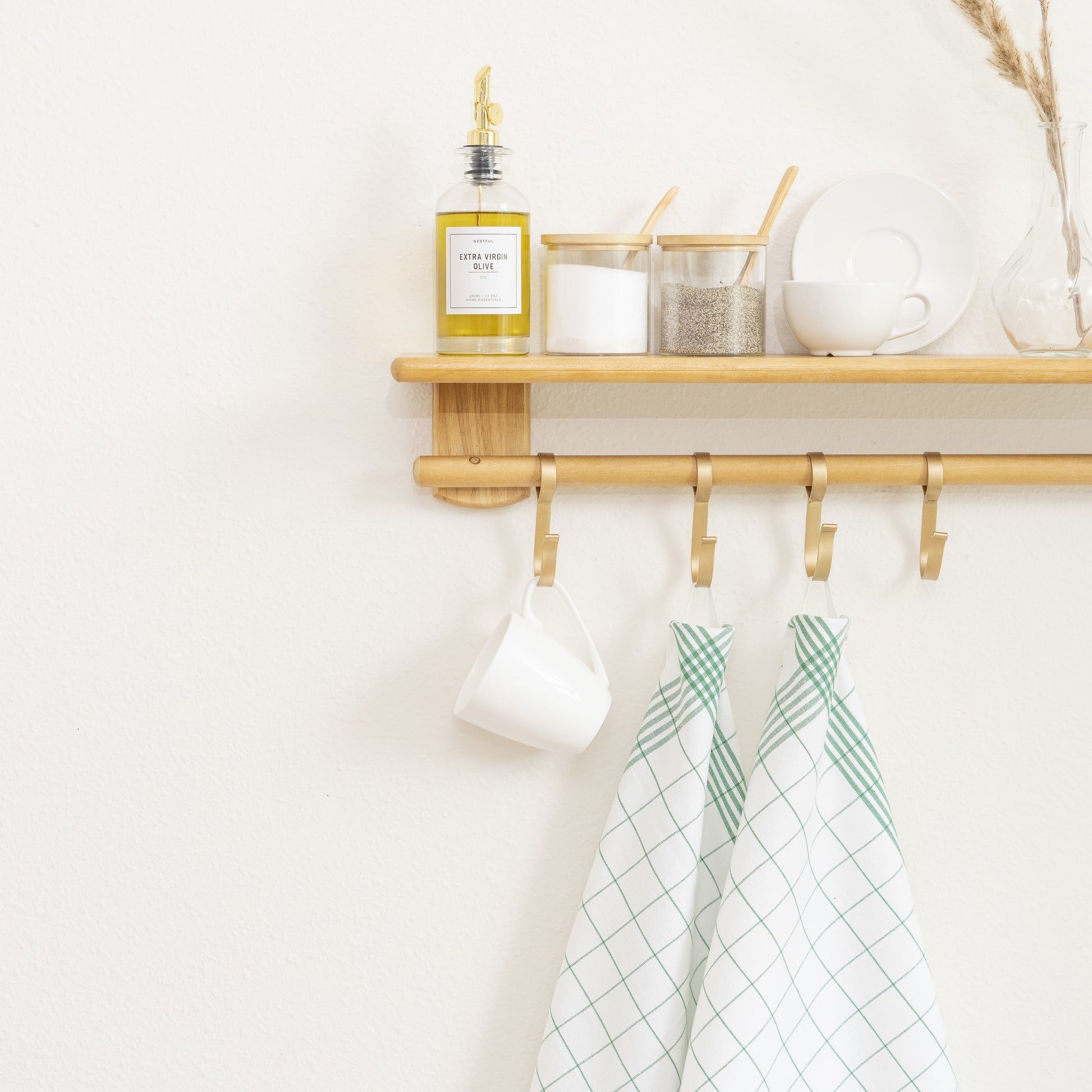 Windowpane Kitchen Towels - The Peony Haus