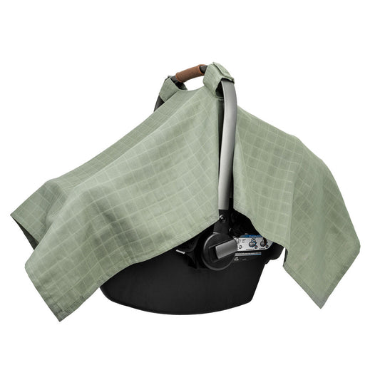 Muslin Car Seat Cover - The Peony Haus