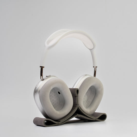 Leather Stand for AirPods Max (Black) - The Peony Haus