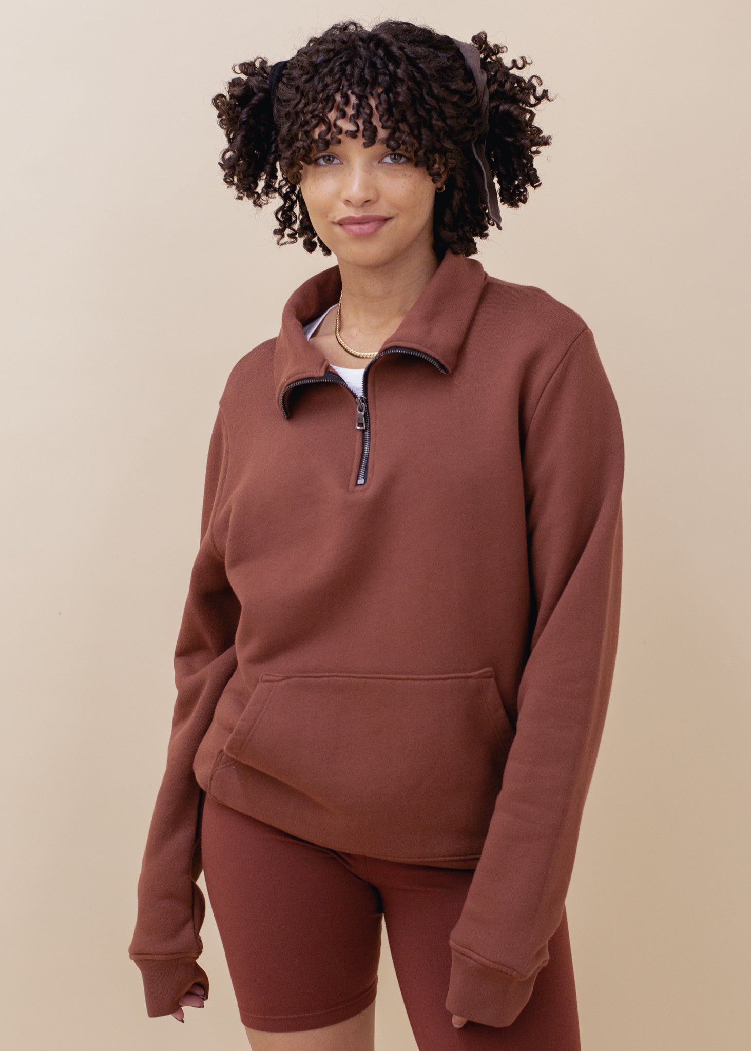 Half Zip Sweatshirt - unisex