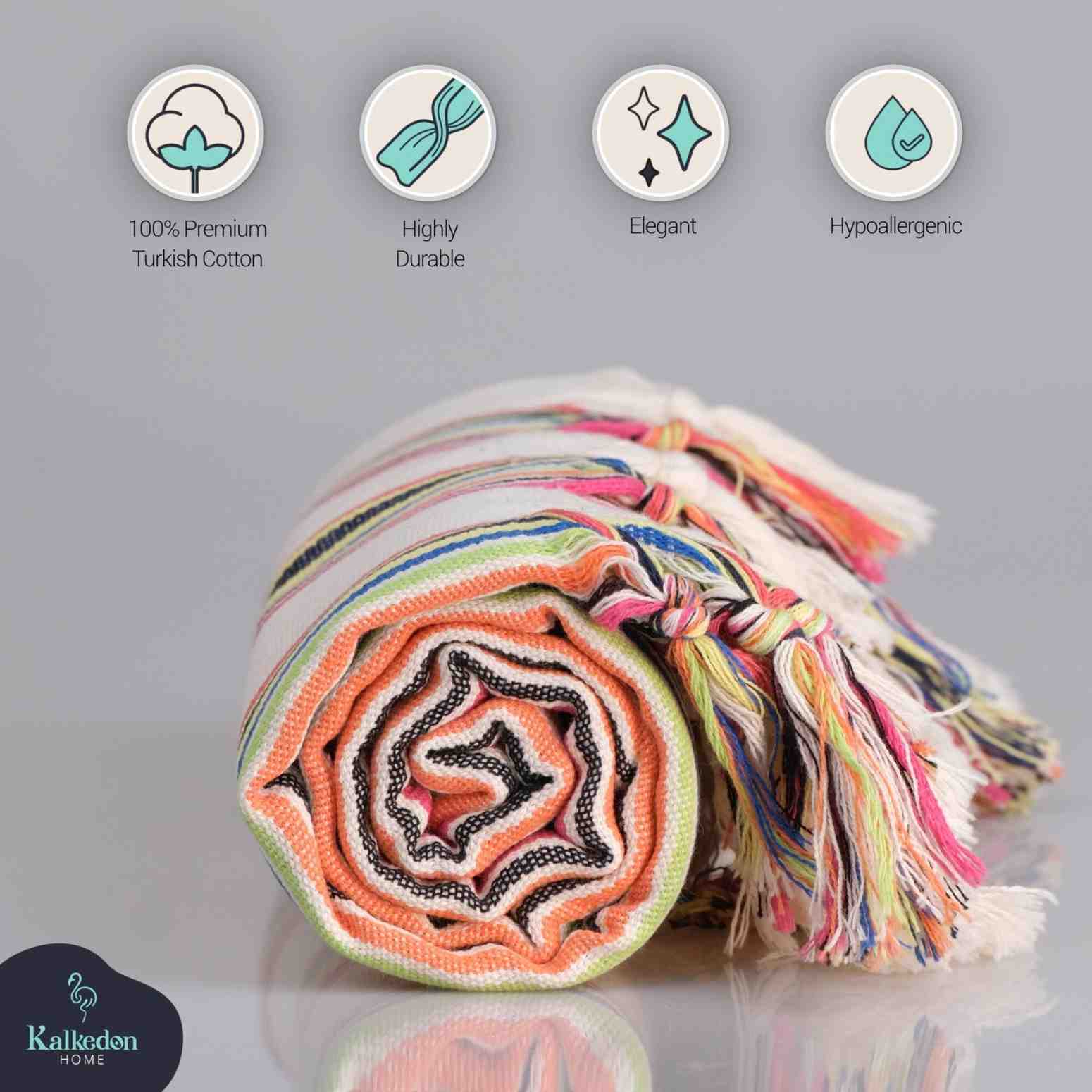 Rainbow Turkish Blanket