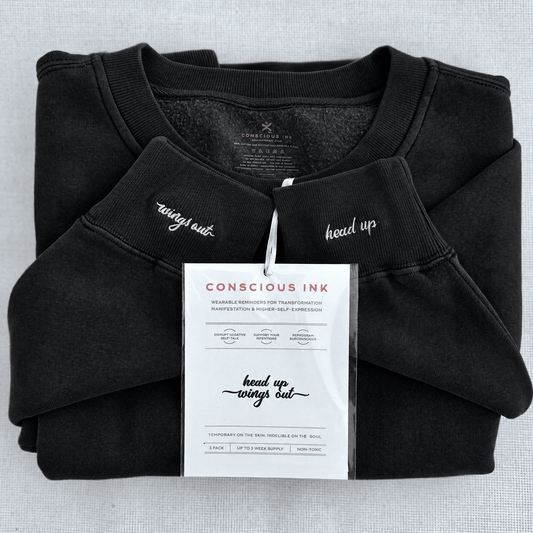 Head Up Wings Out Manifest Sweatshirt + Ink