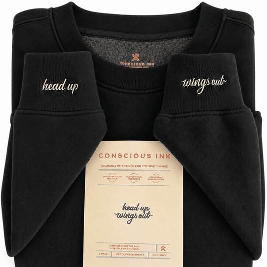 Head Up Wings Out Manifest Sweatshirt + Ink