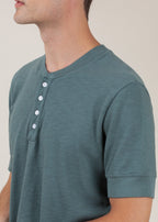 Short Sleeve Henley