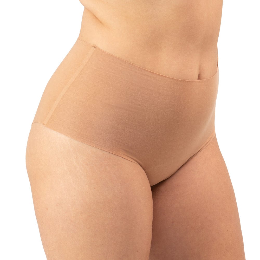 Organic Cotton No Show High Waist Hipster