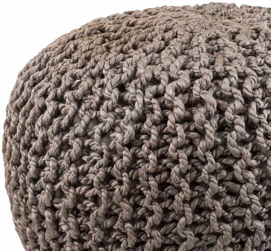 Hauenstein Knitted Jute Pouf - The Peony Haus