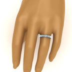 Horizontal Emerald Cut Classic Band