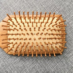 Natural Bamboo Hair Brush - Zero Waste Plastic Free Detangling Brush - The Peony Haus