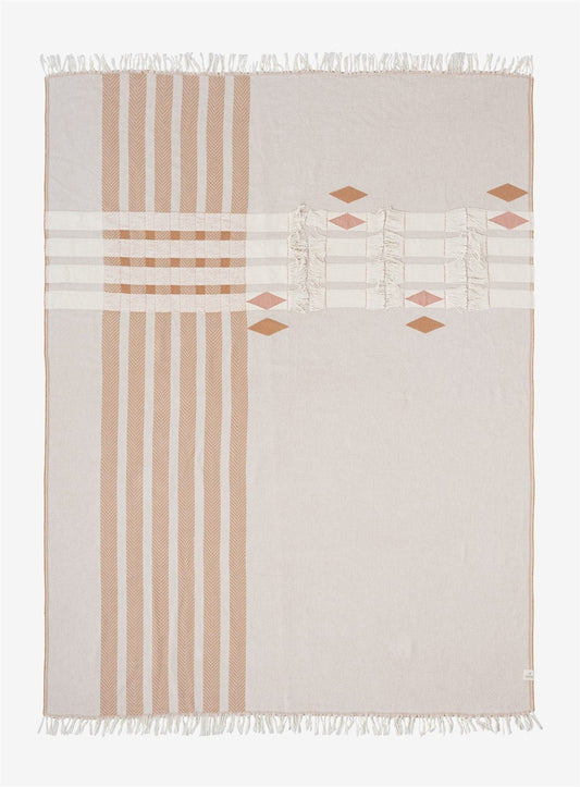 Cotton Boho Sofa Throw Blanket - The Peony Haus