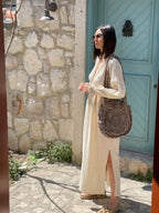 Organic Cotton Long Sleeve Summer Dress - The Peony Haus