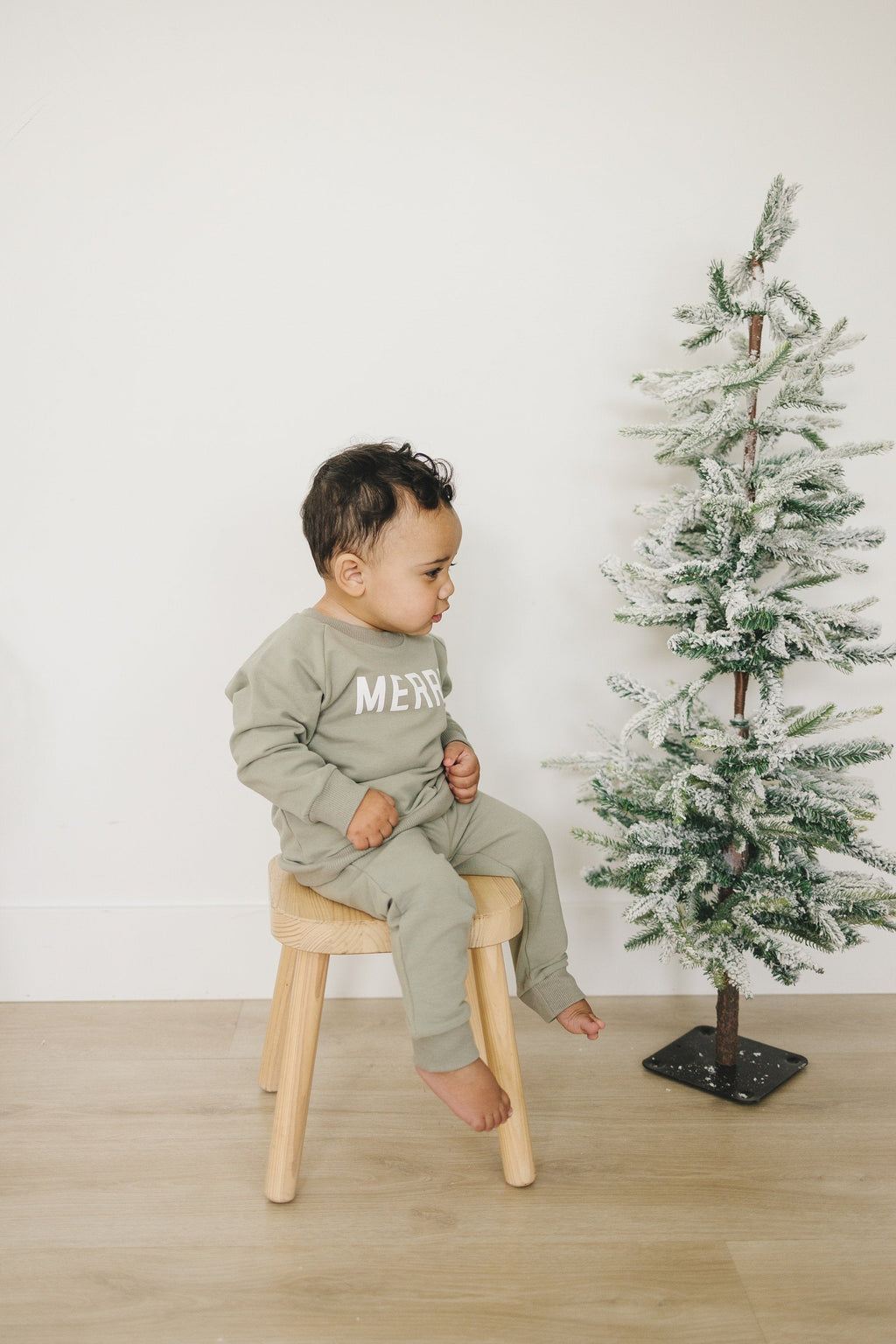Merry Graphic Organic Cotton 2pc Jogger Set - 95% Cotton