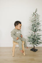 Merry Graphic Organic Cotton 2pc Jogger Set - 95% Cotton