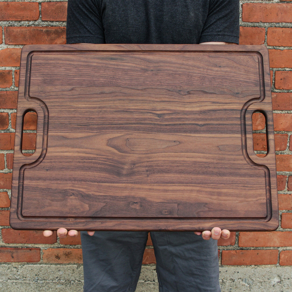 Extra Large Walnut Cutting Board 24" x 18", With Juice Groove, Father's Day Gift, Wedding Gift, Anniversary Gift, 100% Made in the USA