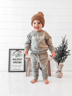Merry Organic Cotton Crewneck Sweatshirt - Green - 95% Cotton