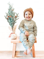 Merry Organic Cotton Crewneck Sweatshirt - Green - 95% Cotton