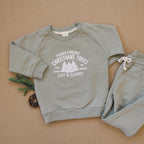 Farm Fresh Christmas Trees Organic Cotton 2pc Jogger Set *3-6 months left - 95%