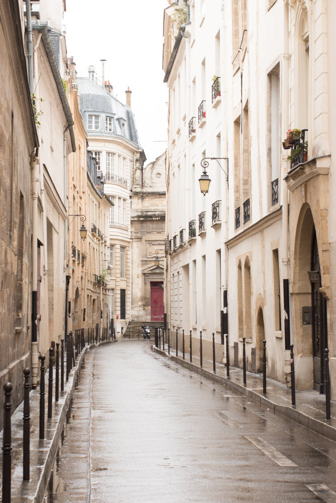 Rainy Morning in the Marais Print