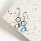 Aquamarine Quartz Airie Earring