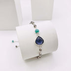 Blue Tanzanite Quartz Ballet Gemstone Bracelet