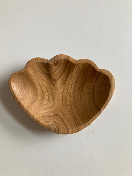 Teak Shell Catch All