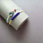 London Blue Quartz Adjustable Gemstone Bracelet