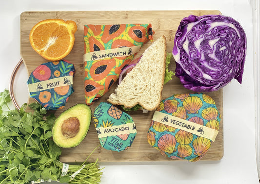 Buzz Words- Beeswax Wrap Food Labels - The Peony Haus