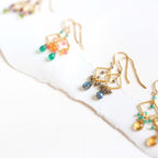 The Pixy Earring - Green Onyx