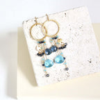 Iolite & Aquamarine Ammil Earrings