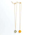 Yellow Chalcedony Pendant