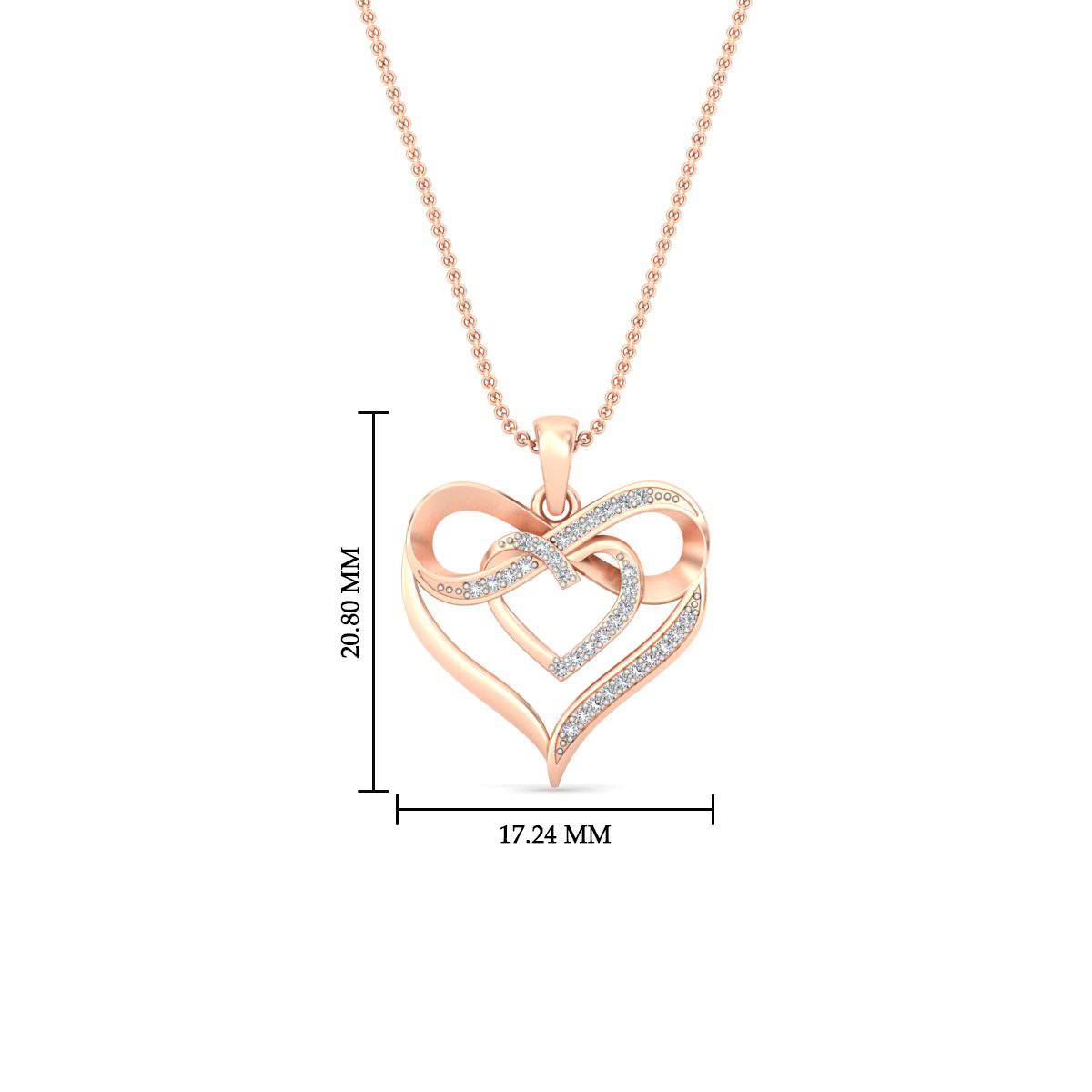 Infinity Heart Pendant