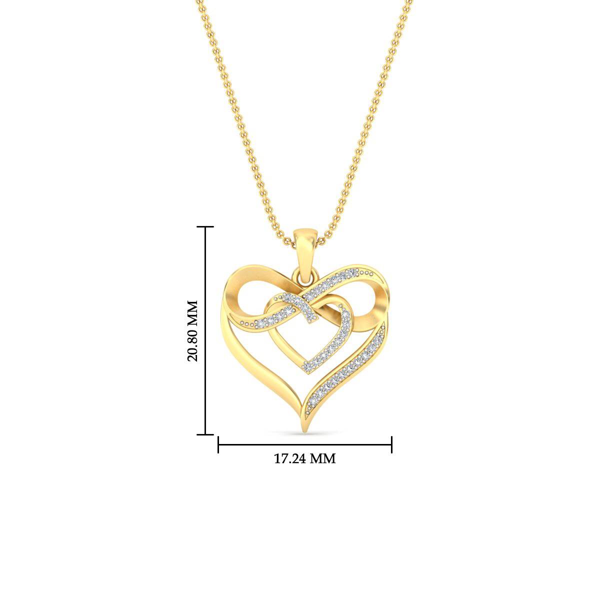 Infinity Heart Pendant