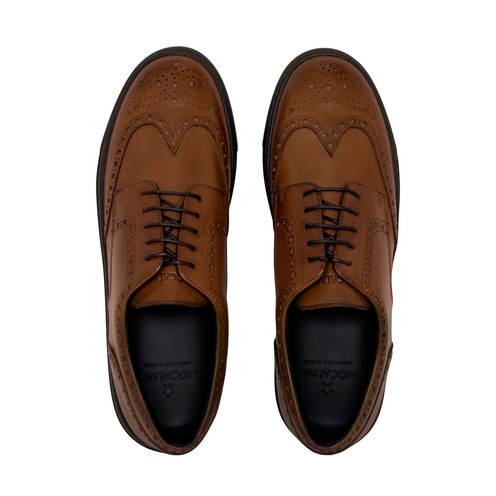 Men's Don Giovanni Wingtips - Cognac