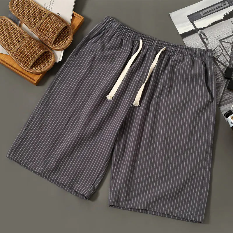 Men's Casual Cotton Linen Shorts