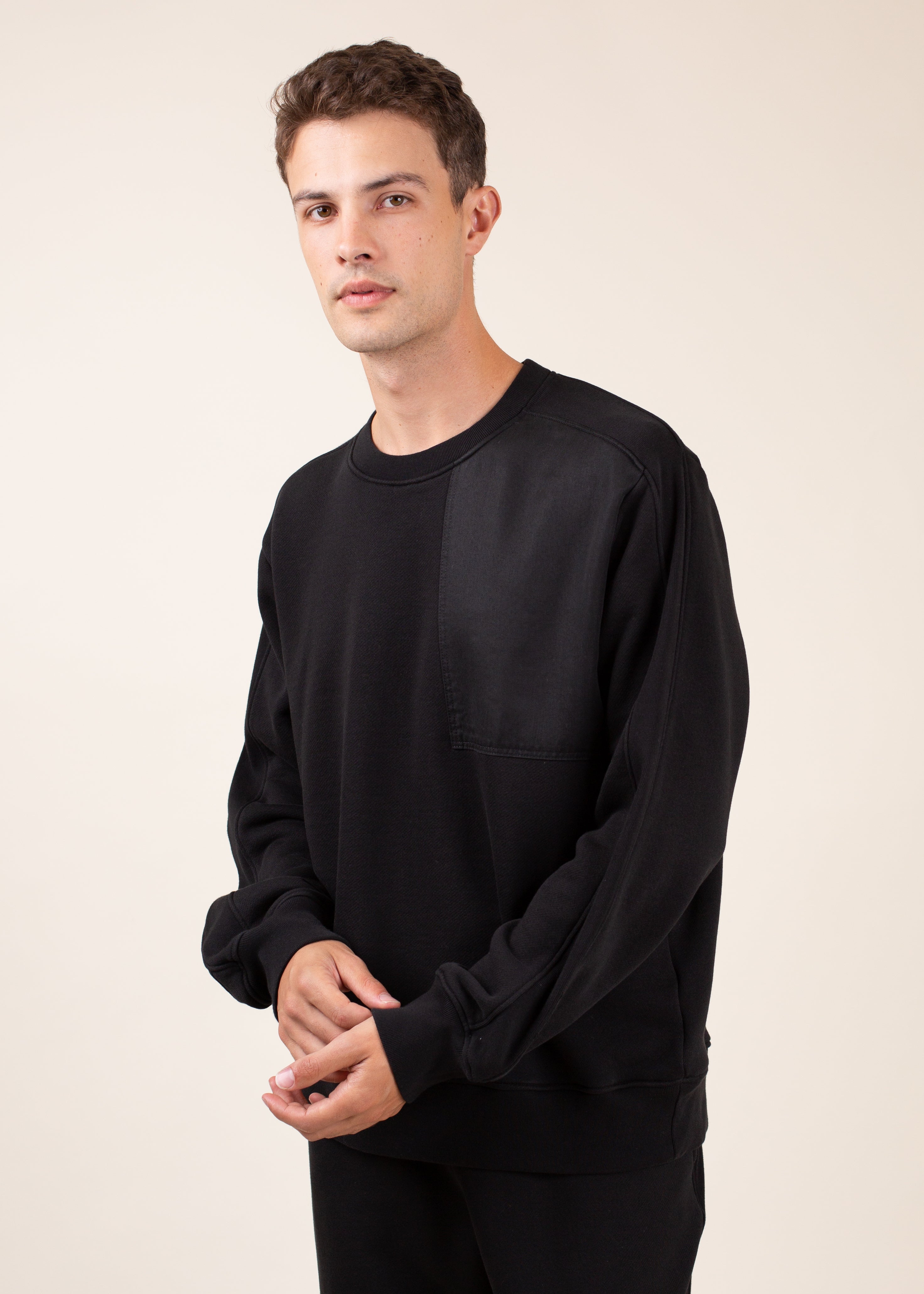 Tencel Patch Crewneck - unisex