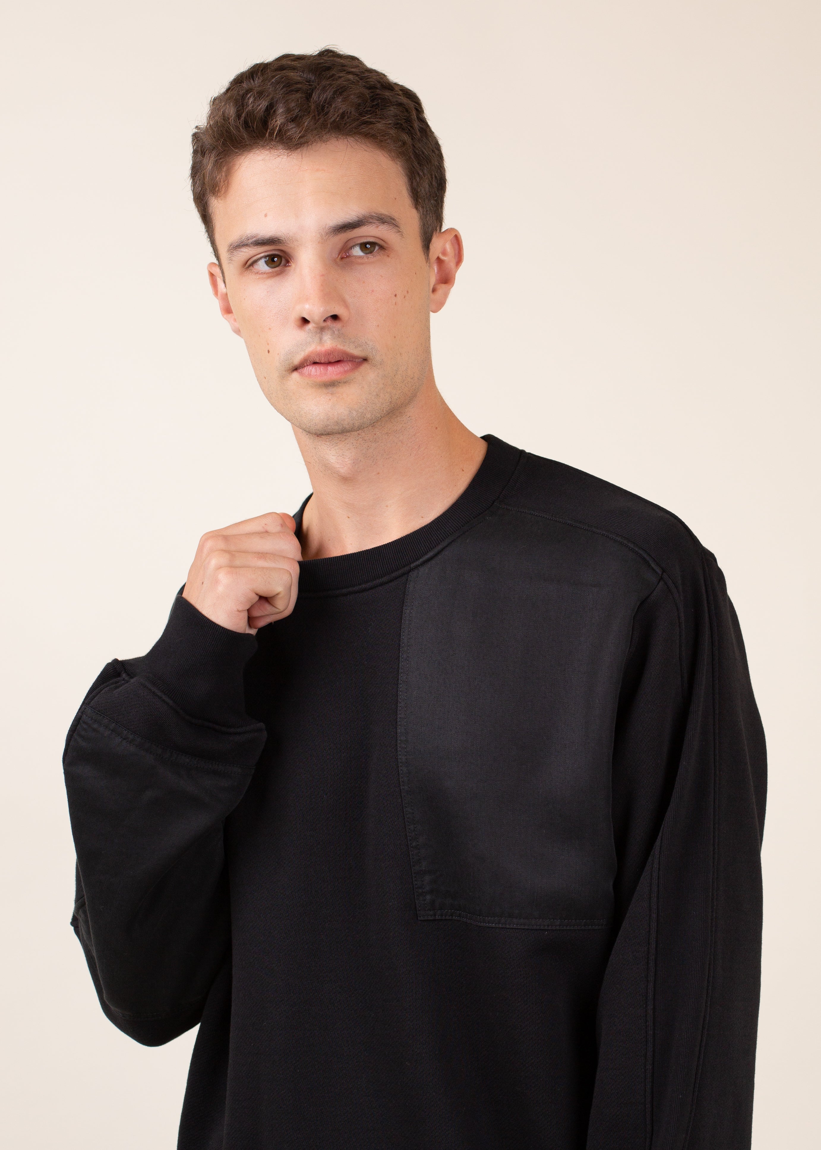 Tencel Patch Crewneck - unisex