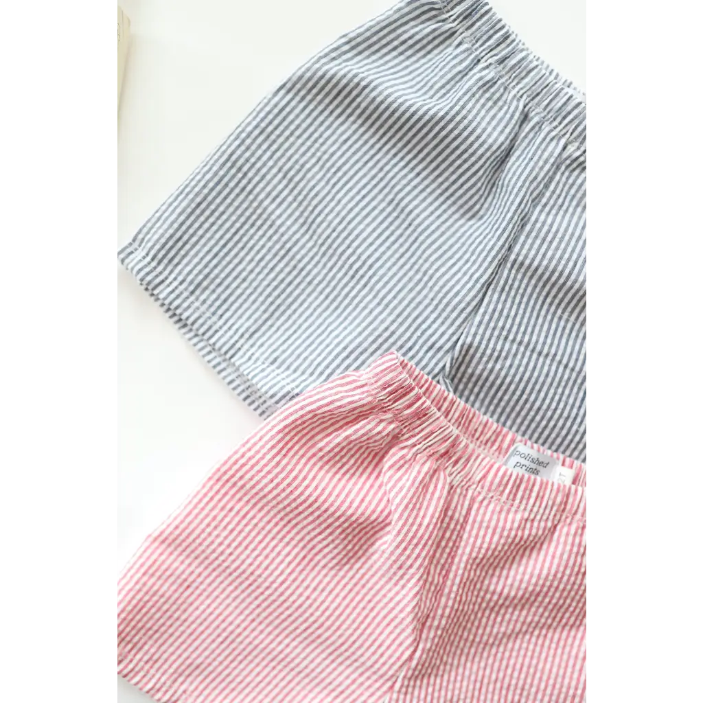 Kids Striped Pull-On Shorts