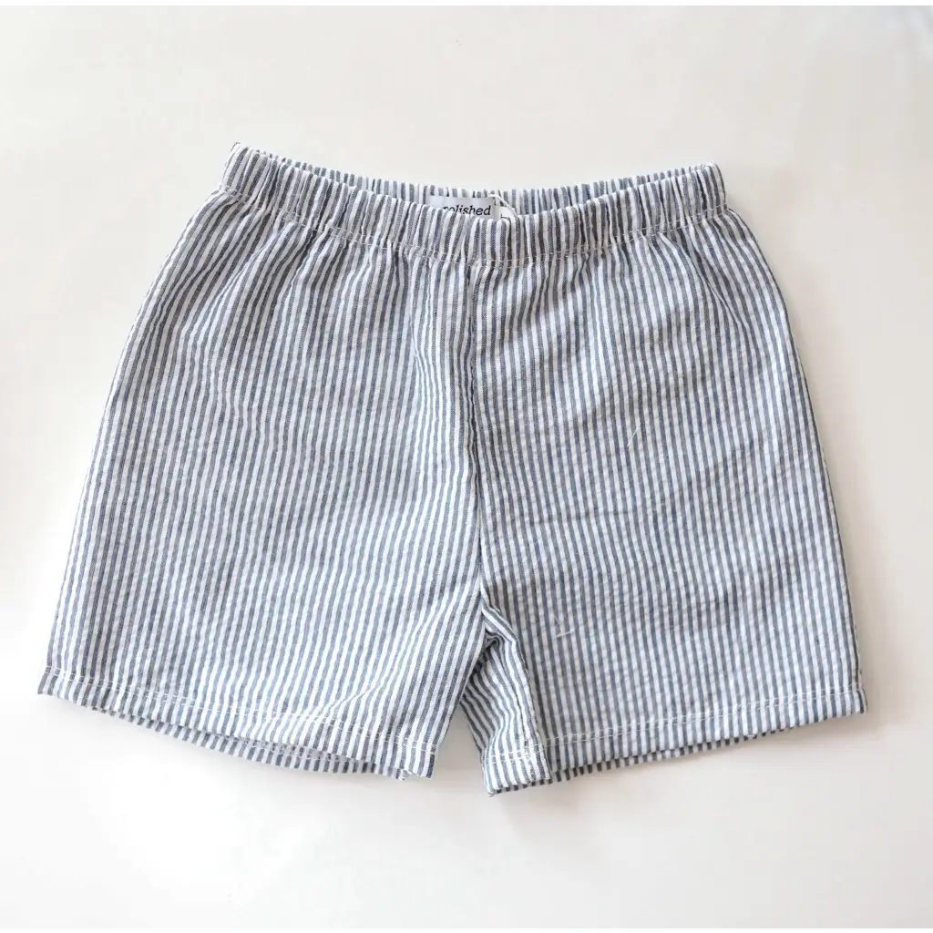 Kids Striped Pull-On Shorts