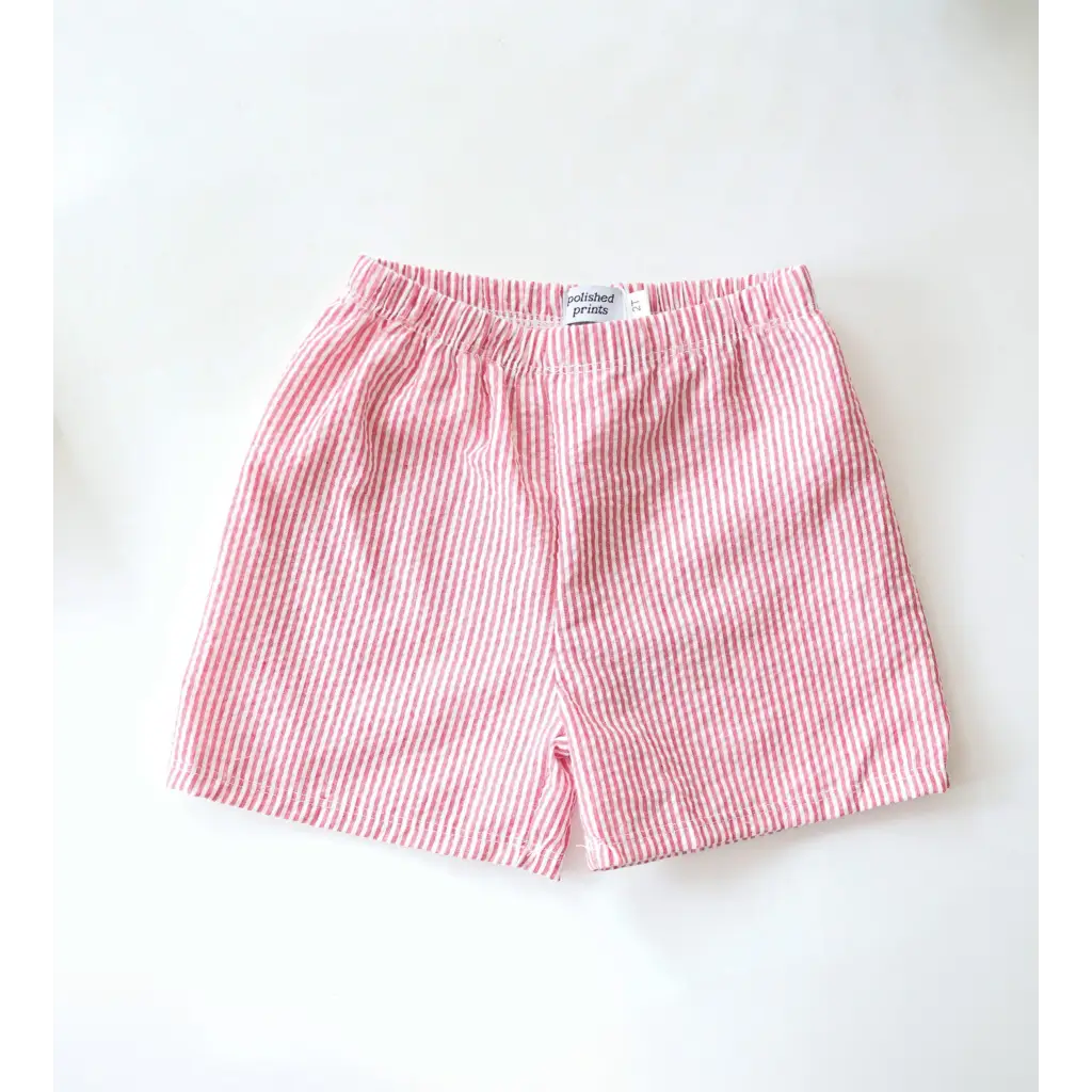 Kids Striped Pull-On Shorts