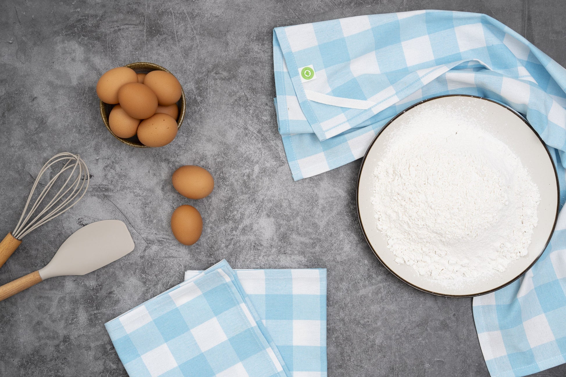 Plaid Kitchen Towels - The Peony Haus