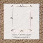 100% Cotton Waffle Weave Duvet Set - Mattea Collection