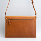 Leather MacBook Bag with Adjustable Strap