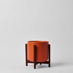 Solid Goods Ceramic Cylinder– With or Without Mahogany Stand