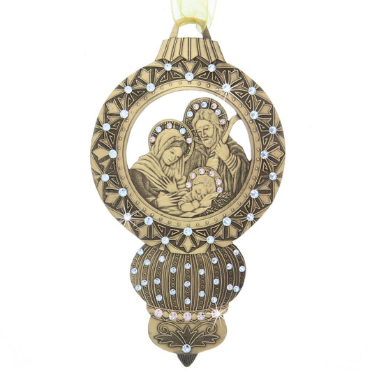 Limited Edition Nativity  Ornament- The Holy Family (Bronze)