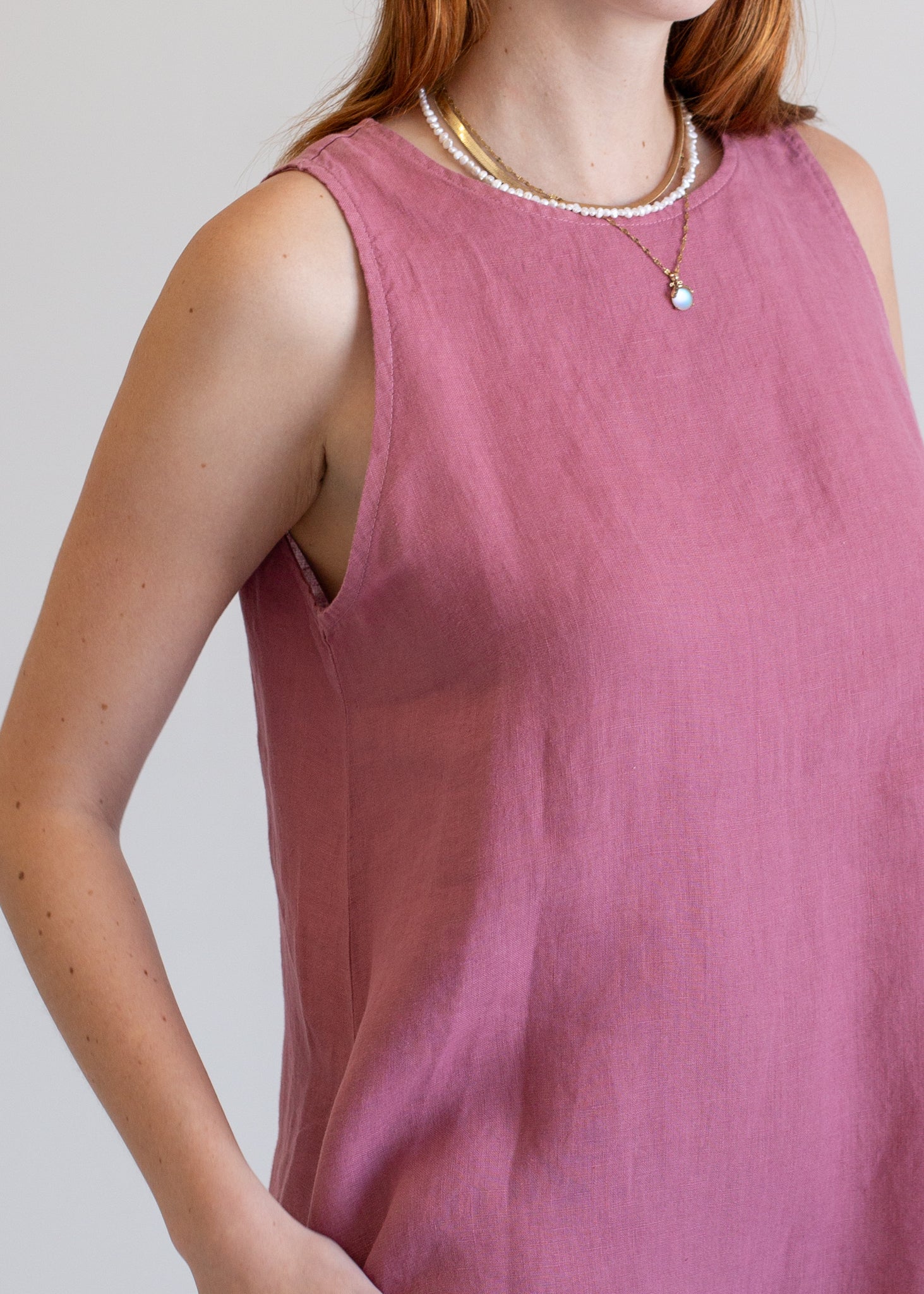 Linen Mini Dress