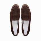 16-621-MOC LIVORNO Sueded Italian Goatskin Loafer Mocha